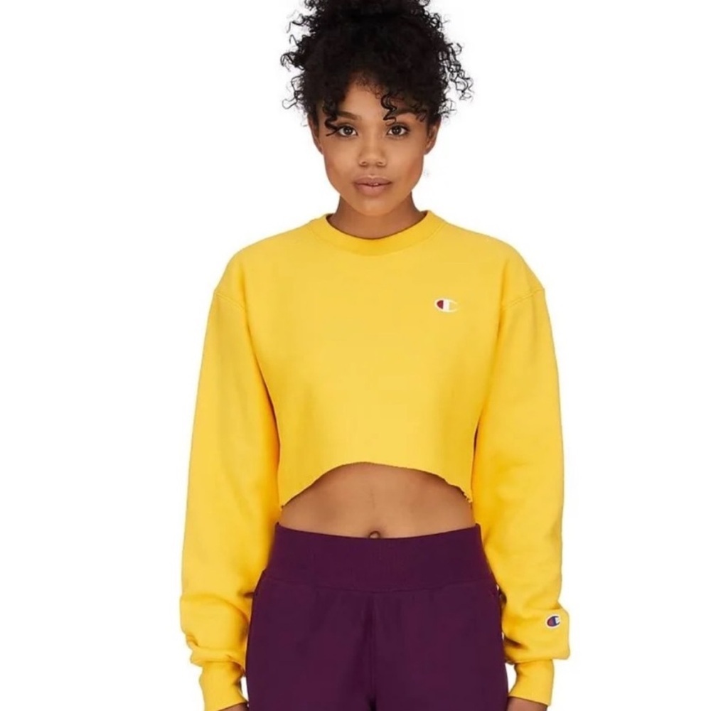 CHAMPION CROP SWEATSHIRT